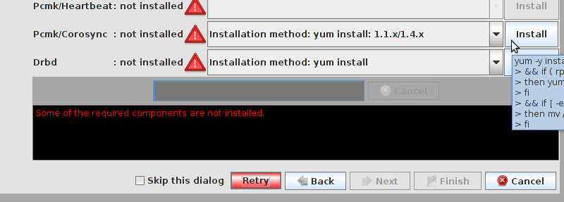 Install the Cluster Software