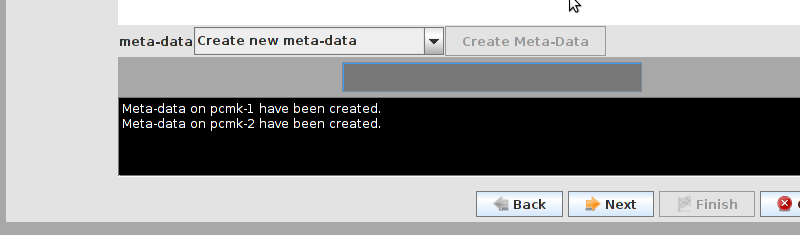 Create DRBD Meta-Data