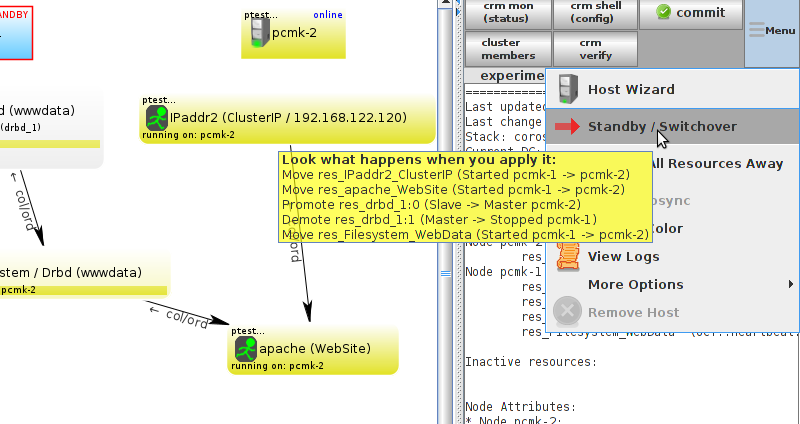 Pacemaker Node Standby