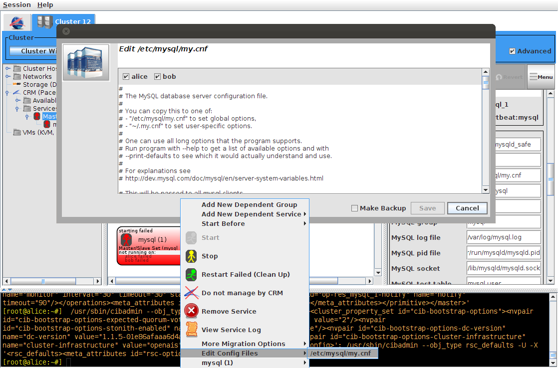 lcmc-edit-mysql-config