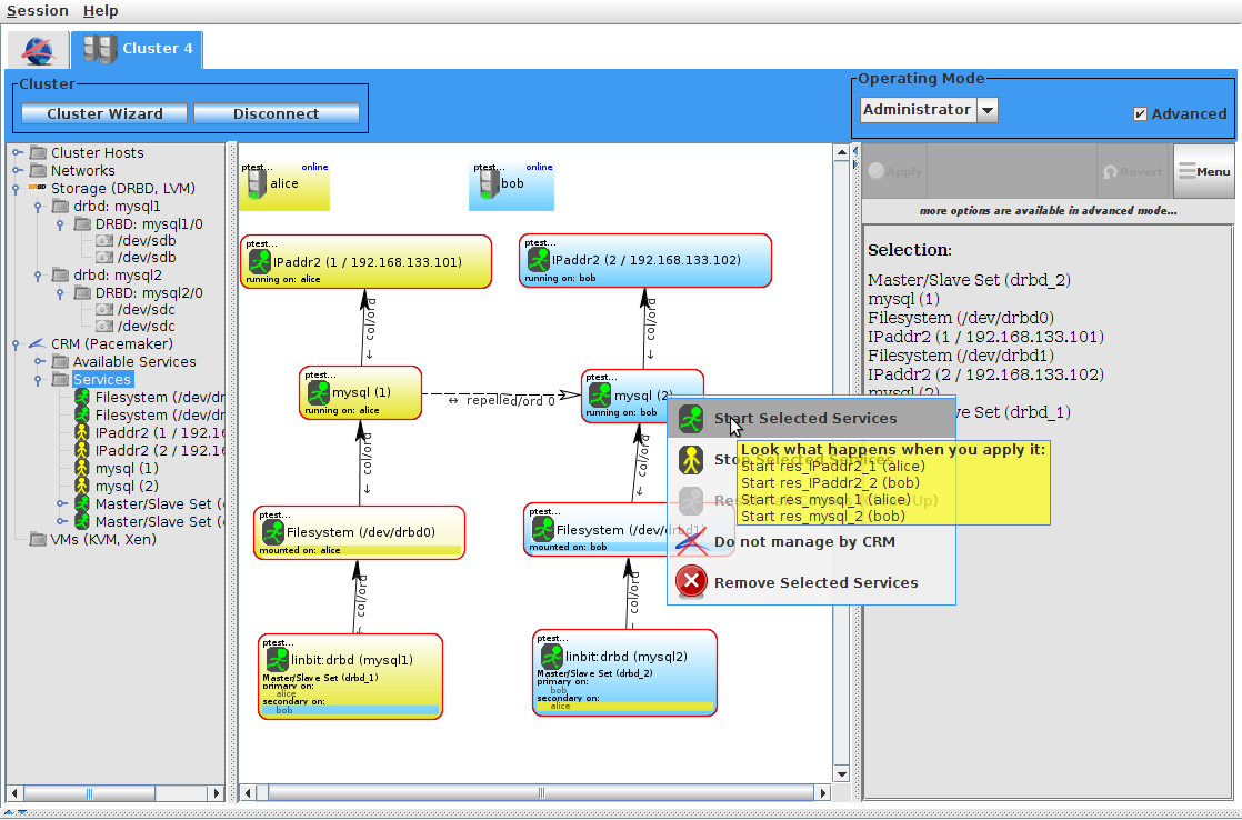 mysql-multi-selection